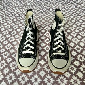 Women’s Converse Black and White High-Top Sneakers